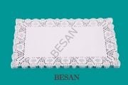 19 X 31 CM DİKDÖRTGEN KAĞIT DANTEL ALTLIK-100 ADET  MYEBI MARKA