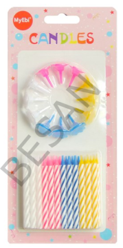 PASTA MUMU 24'LÜ SET (24 MUM+12 ALTLIK)