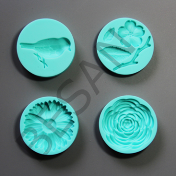 KUŞ-YAPRAK-ÇİÇEK SİLİKON KALIP SET 4 PARÇA