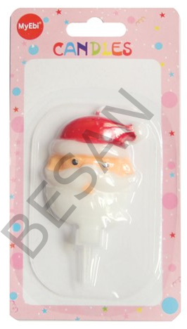 YILBAŞI MUMU NOEL BABA KAFASI