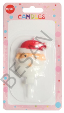 YILBAŞI MUMU NOEL BABA KAFASI