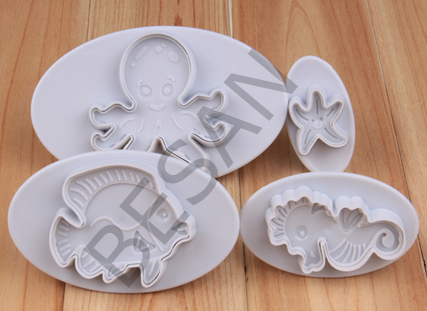 DENİZ ŞEKİLLERİ BASMALI KOPAT SET 4 PARÇA